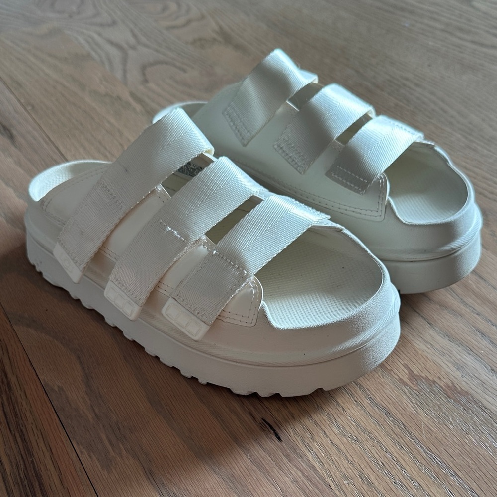UGG White Sandals